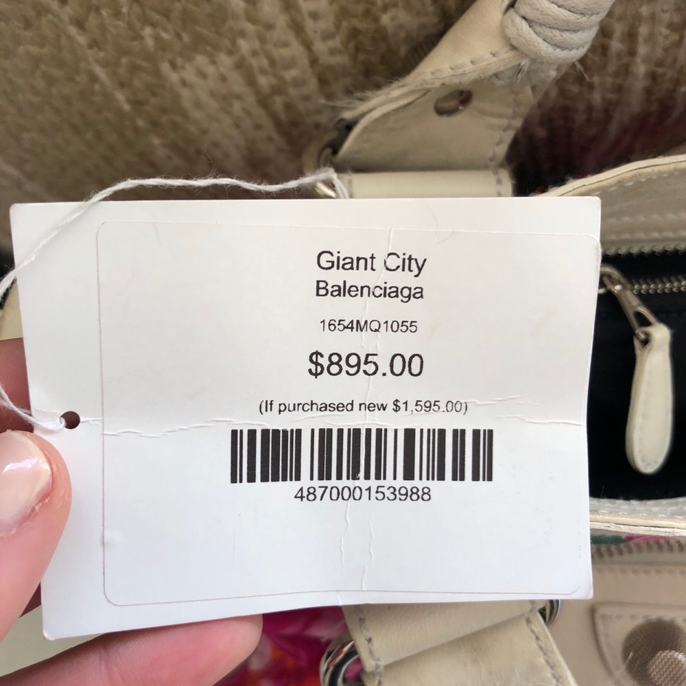 BALENCIAGA Motocross Floral Giant 21 City Bag - Picture 7 of 12